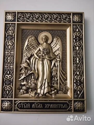 Резная икона Ангел Хранитель — необычный подарок