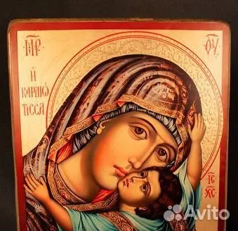 Икона Богоматери Сладкое лобзание в подарок