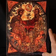 На память: Икона "Троица Новозаветная " — фотография 2