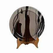 Авторская тарелка из обсидиана в подарок — фотография 2