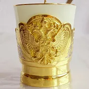 Кофейная чашка "Герб РФ". Златоуст — необычный подарок — фотография 3
