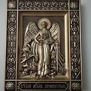 Резная икона Ангел Хранитель — необычный подарок — фотография 10