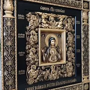 Икона Знамение Курская Коренная — оригинальный подарок — фотография 7