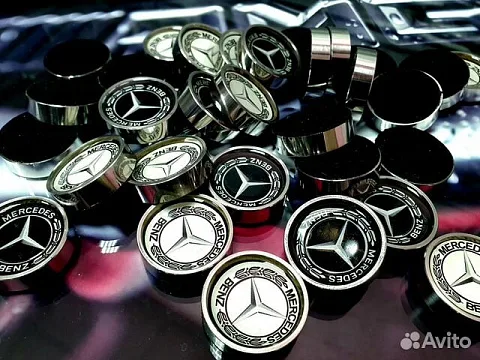 Подарочный комплект стальных фишек для нард «Mercedes»