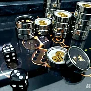 На память: Нарды под стеклом «Классика» — фотография 3