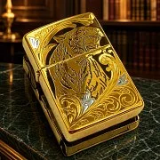 Зажигалка Zippo "Тигр" № 4 — оригинальный подарок — фотография 1