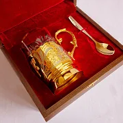 Подстаканник для чая «Сибирь» — красивый подарок — фотография 3