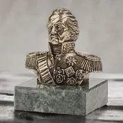 Подарочный бюст «Кутузов М.И.» со змеевиком — фотография 1
