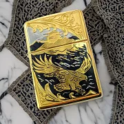 Оригинальная зажигалка Zippo "Сокол" — красивый подарок — фотография 1