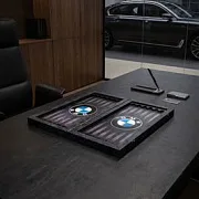 Нарды под стеклом «BMW» — необычный подарок — фотография 9