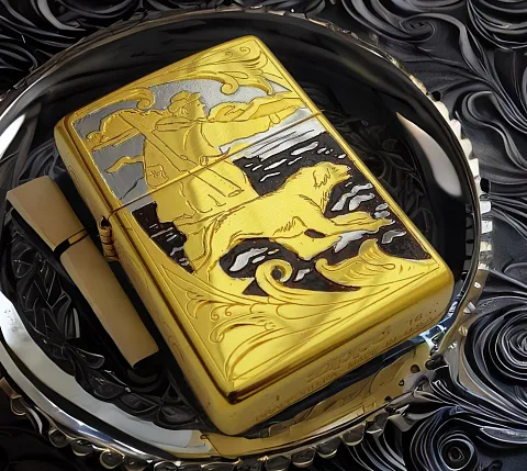 Бензиновая зажигалка Zippo "Охотник" в подарок