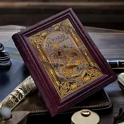 Русская охота — книга в коже — оригинальный подарок — фотография 1
