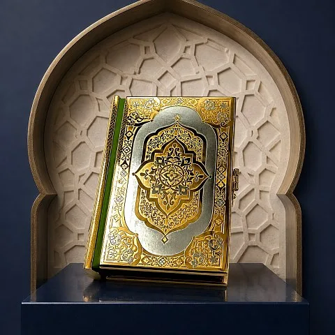 Коран № 3 — книга в кожаном переплёте — оригинальный подарок
