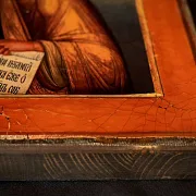 Подарочная икона "Святой Сергий Радонежский". Ручная работа — фотография 6
