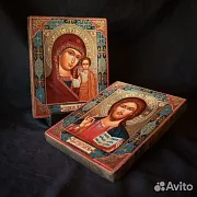 Венчальная пара. Казанская Богоматерь и Вседержите — необычный подарок — фотография 3