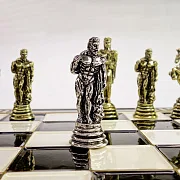 Шахматы с металлическими фигурами — необычный подарок — фотография 2