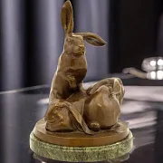 Подарочная композиция из бронзы «Кролики» — фотография 1