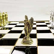 Шахматы с металлическими фигурами — необычный подарок — фотография 5