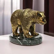 Статуэтка «Большой медведь» с патиной — необычный подарок — фотография 1