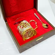 На память: Подстаканник для чая «Охота на уток» — фотография 5