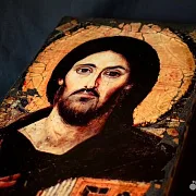 Икона деревянная " Спас Синайский" — красивый подарок — фотография 7